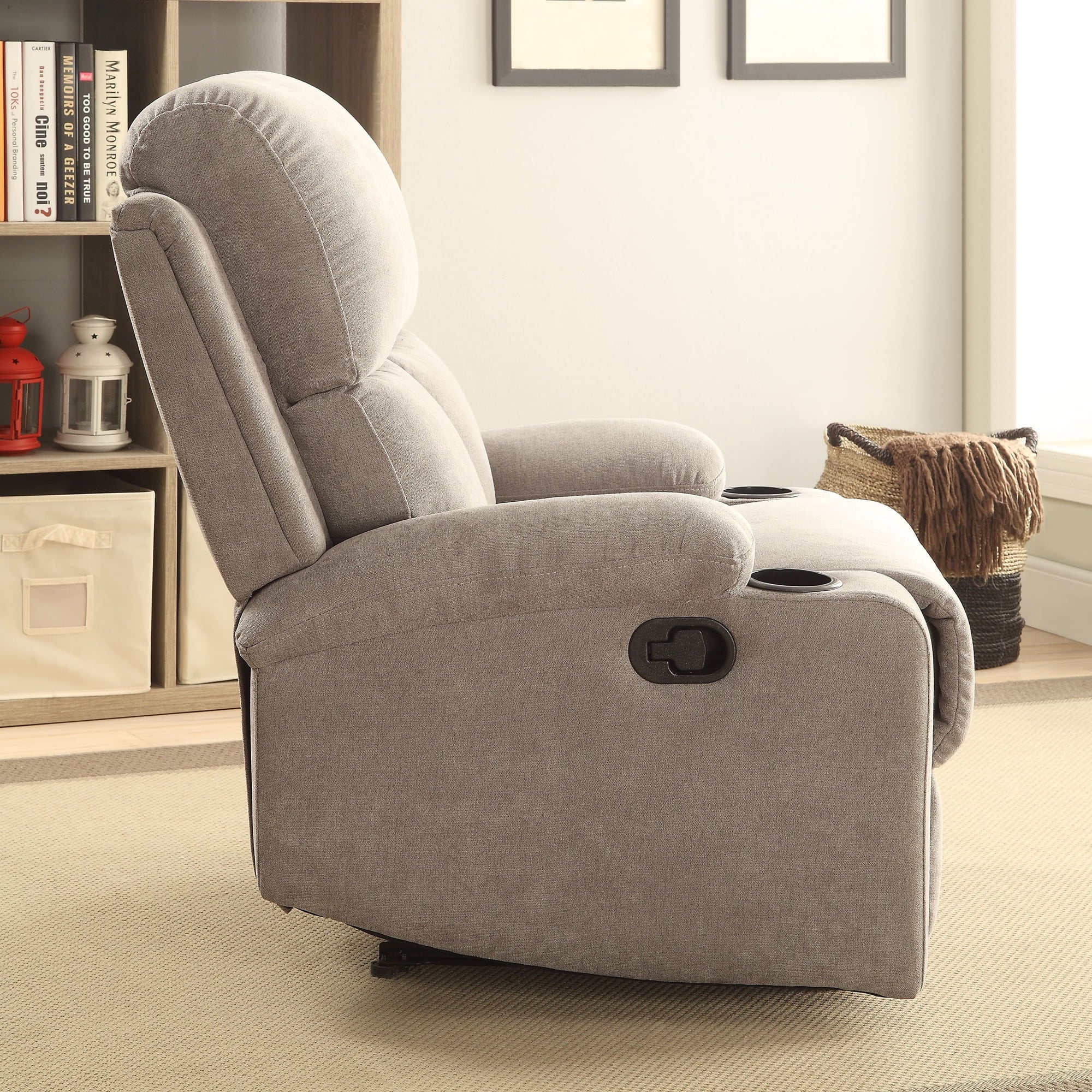 Upholstery Motion Recliner in Gray A319