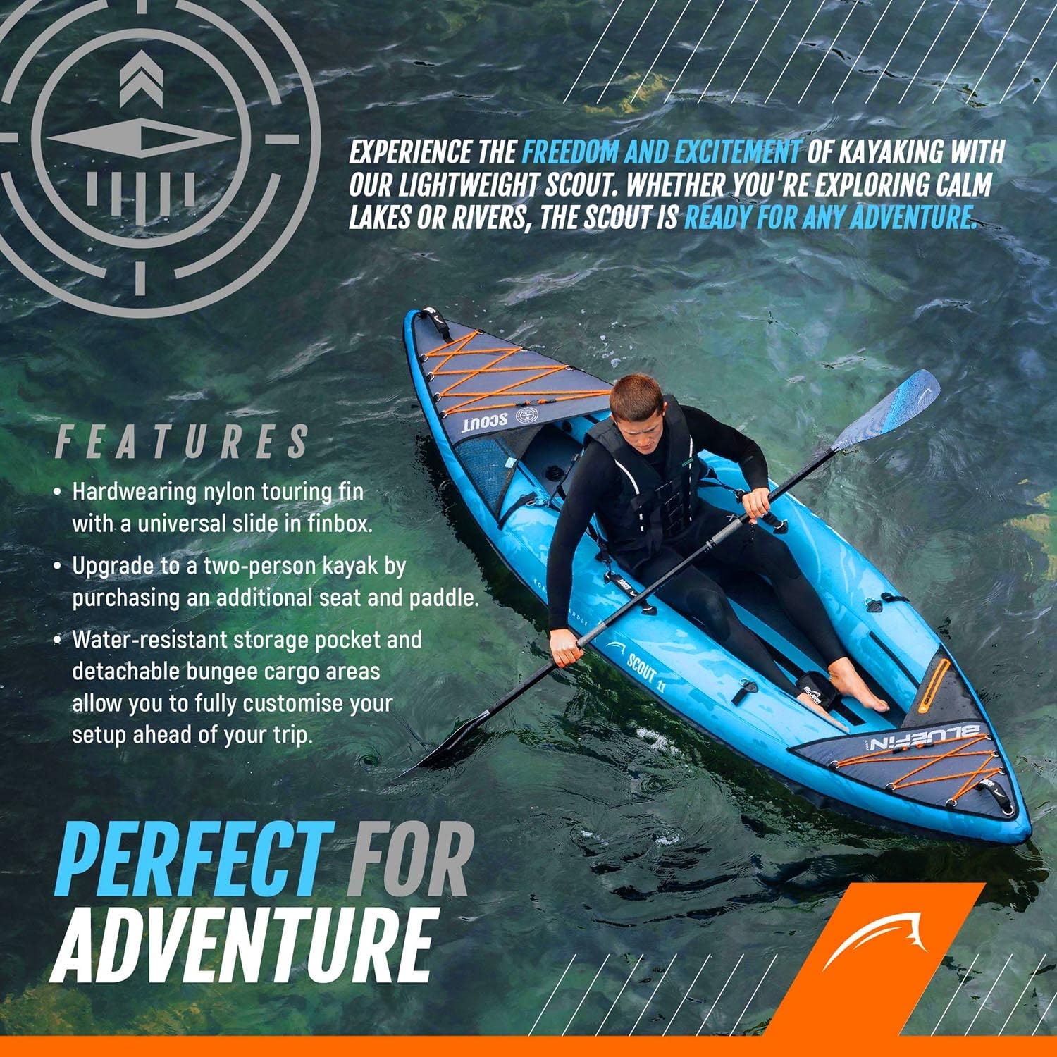 Inflatable 1 Person Kayak U88689