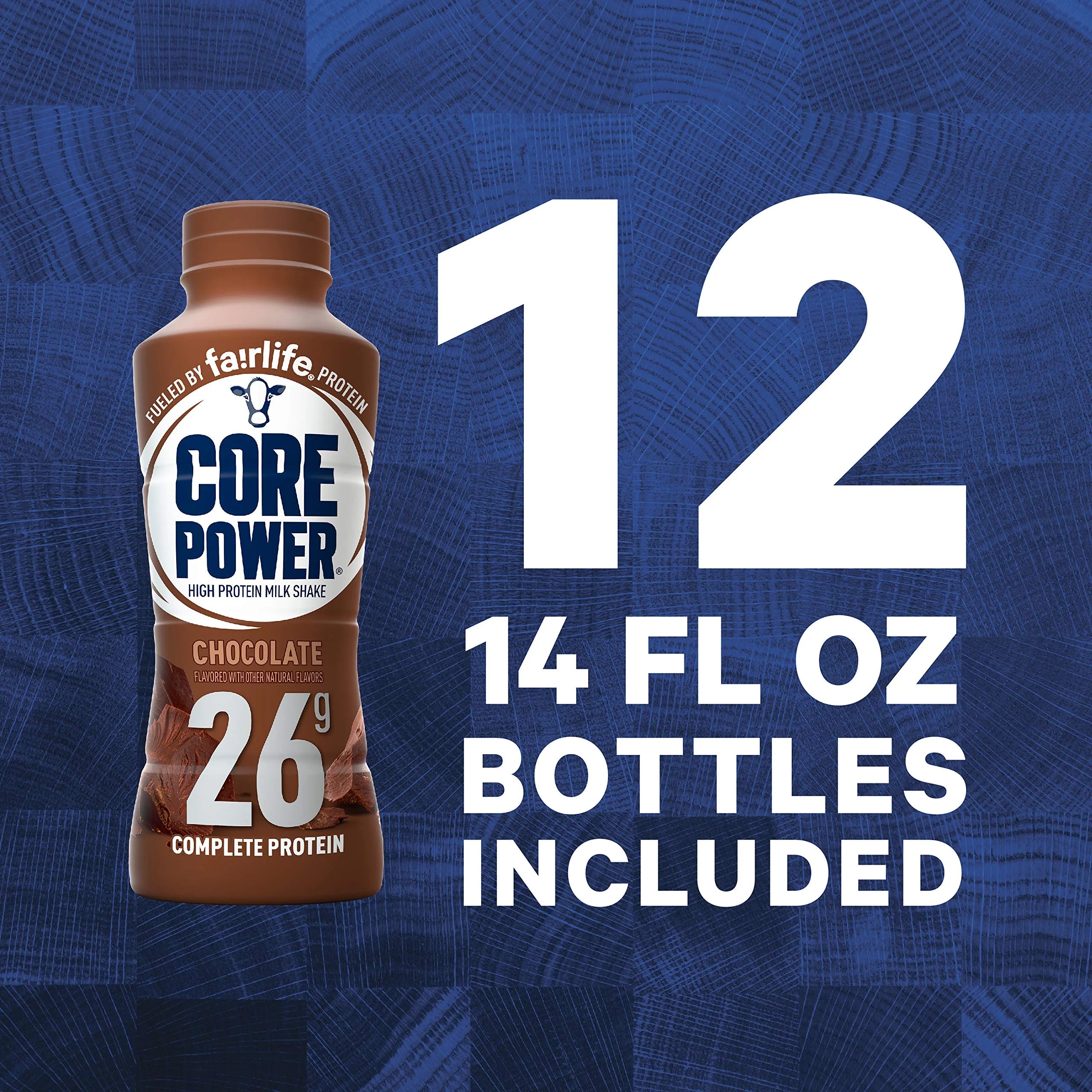 Chocolate Protein Shake, 14 fl oz, 12 Count Q620076