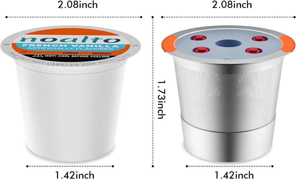 Reusable Single Serve Coffee Filter Cup (1 Pack) K499