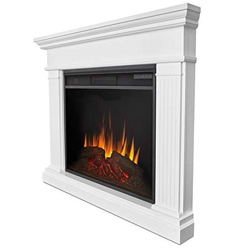 Corner Electric Fireplace Mantel Heater with Remote Control, 1500W I377501