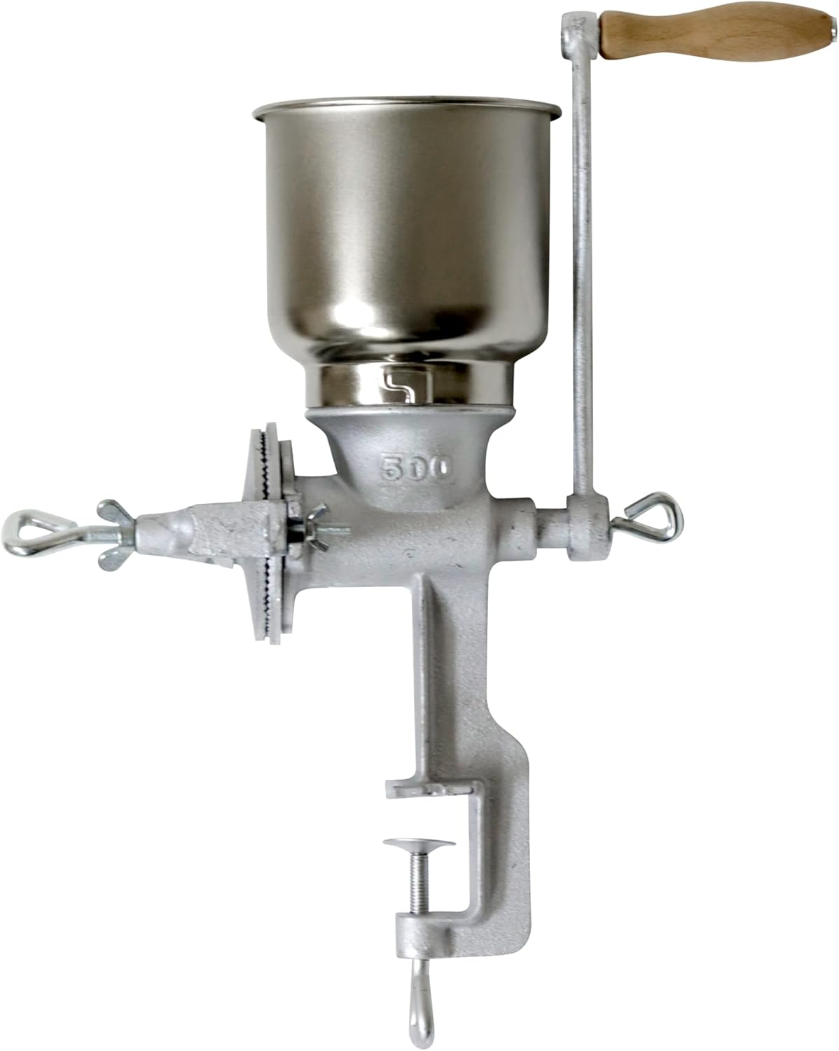 Cast Iron Grain Mill Grinder, Manual Hand Crank C314