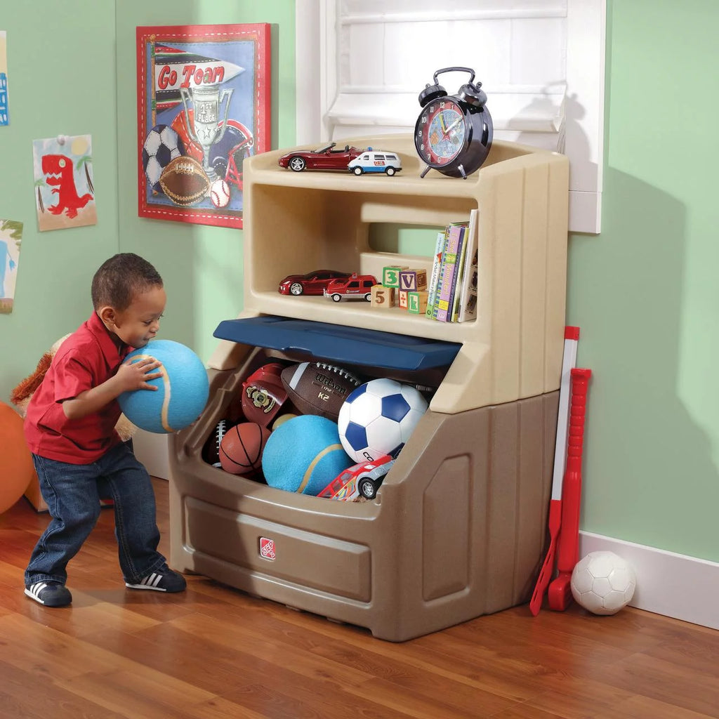 Plastic Toddler Bookcase and Toy Storage Box M166