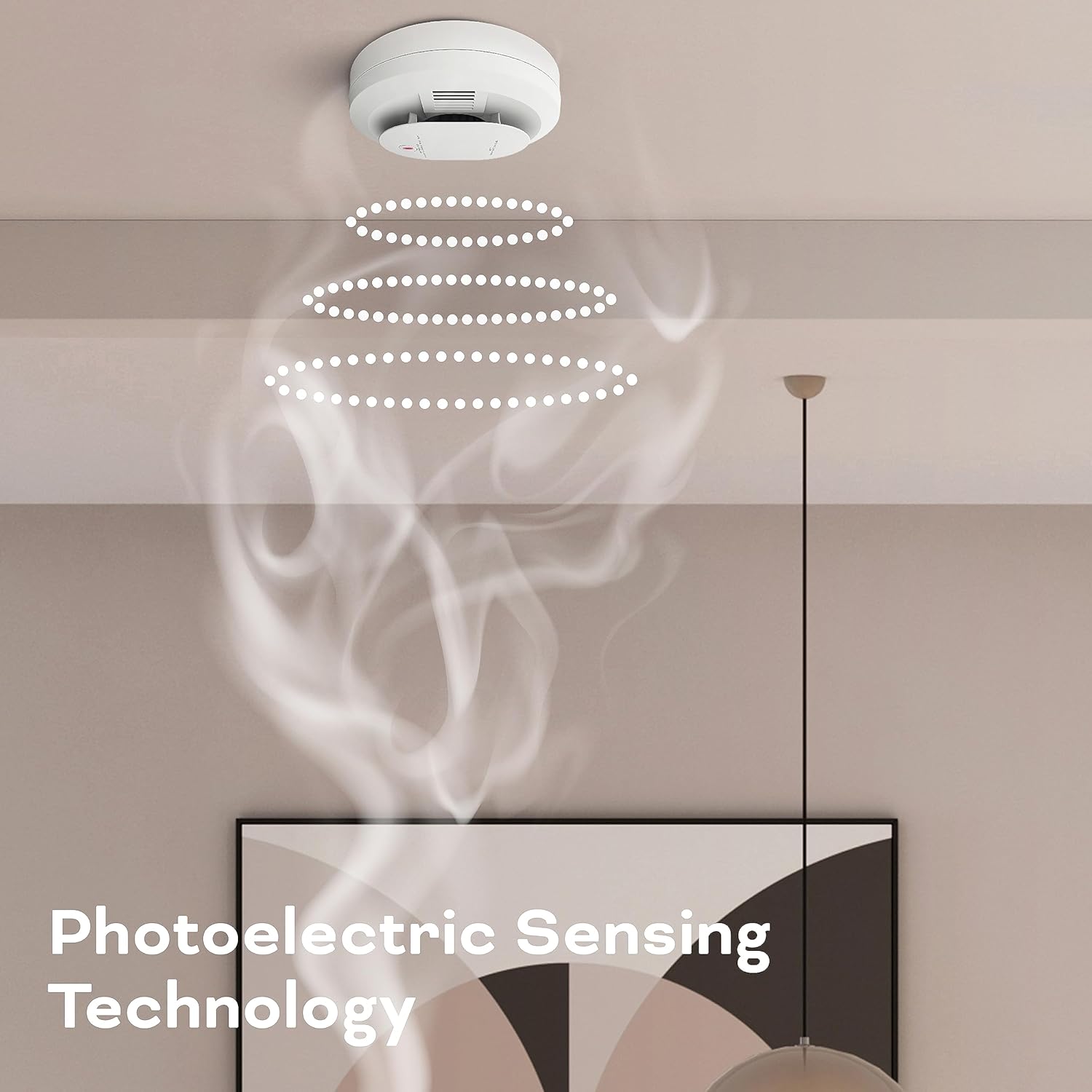 Smoke & Carbon Monoxide Detector, Battery Powered, LED Indicators K835