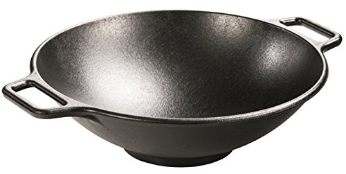Seasoned Cast Iron Wok 14 Inch W35554