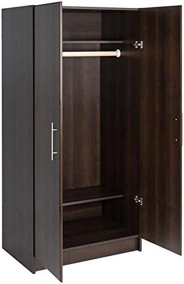 32" Espresso Wardrobe Armoire G765