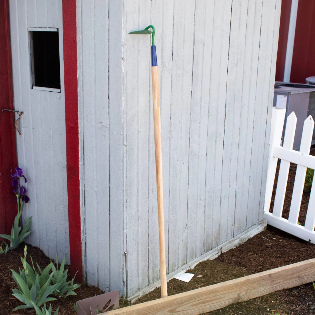 Garden Hoe with 6 Inch Sharp Blade for Weeding and Soil Preparation O28189