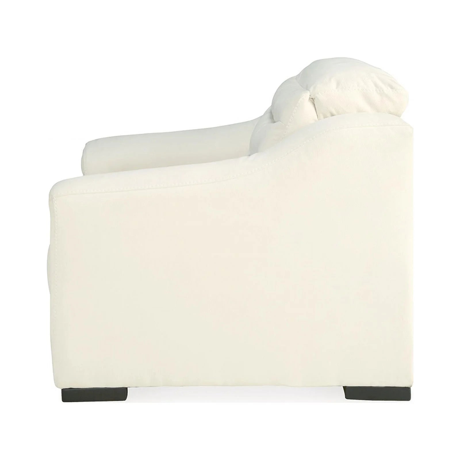 Faux Leather Power Recliner in White S604