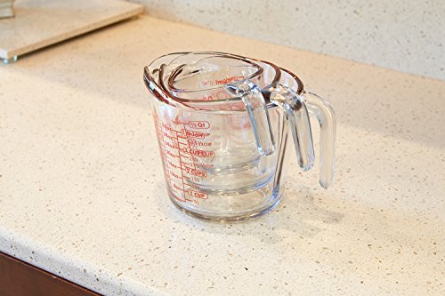 Glass Measuring Cups, 3 Piece Set U762483