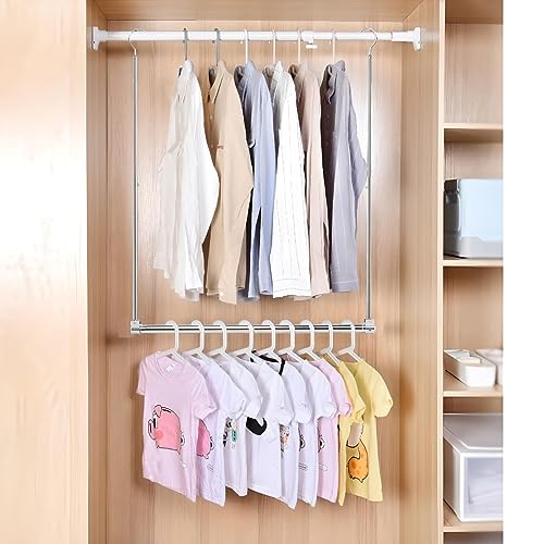 Adjustable Hanging Closet Rod, 2 Pack, Chrome U28628