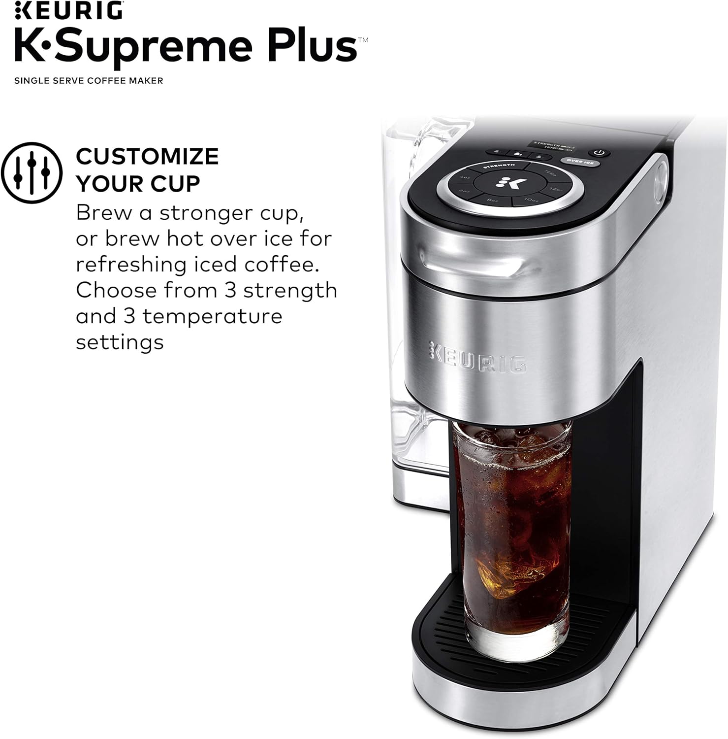 Single Serve Coffee Maker with 40 K-Cup Pods Variety Pack T181