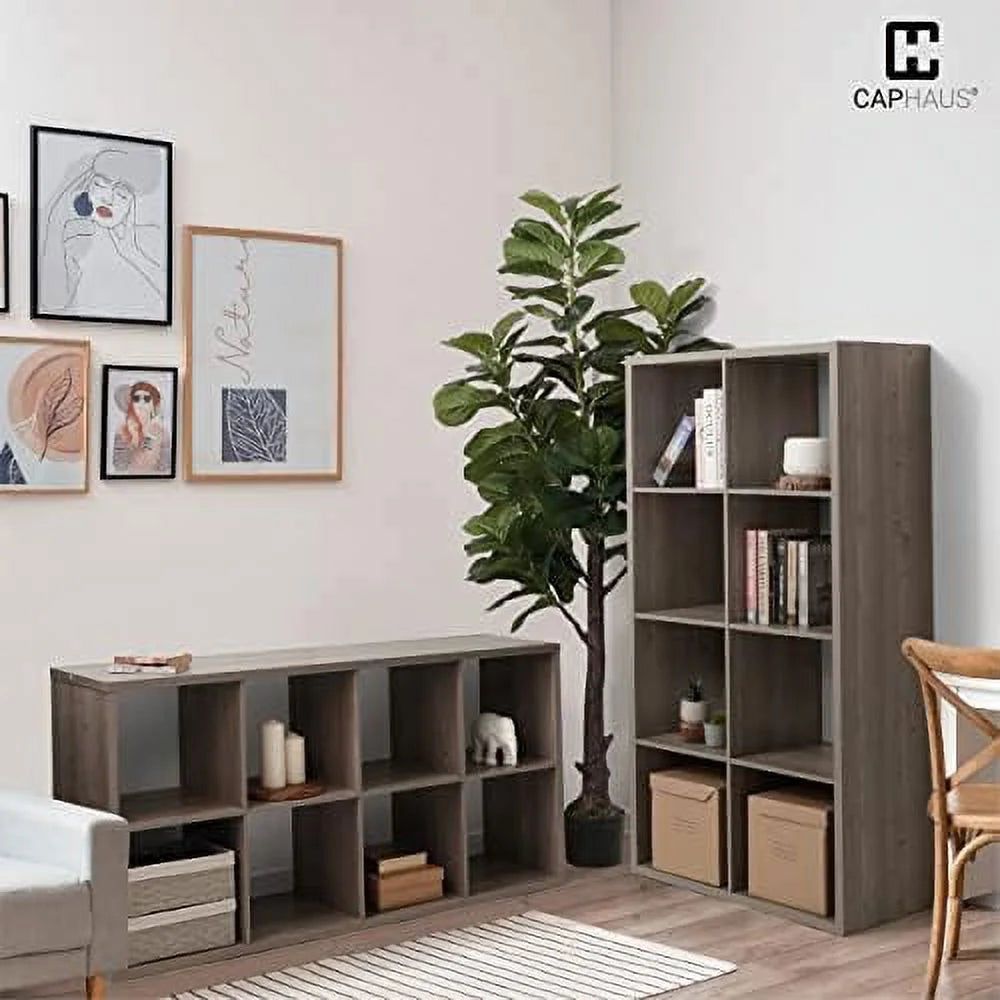 13-Inch Cube Organizer with Extra Thick Edge, 8-Cube White O6493