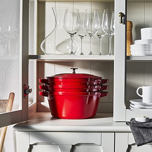 Cast Iron 4-Piece Stackable Cookware Set X214529