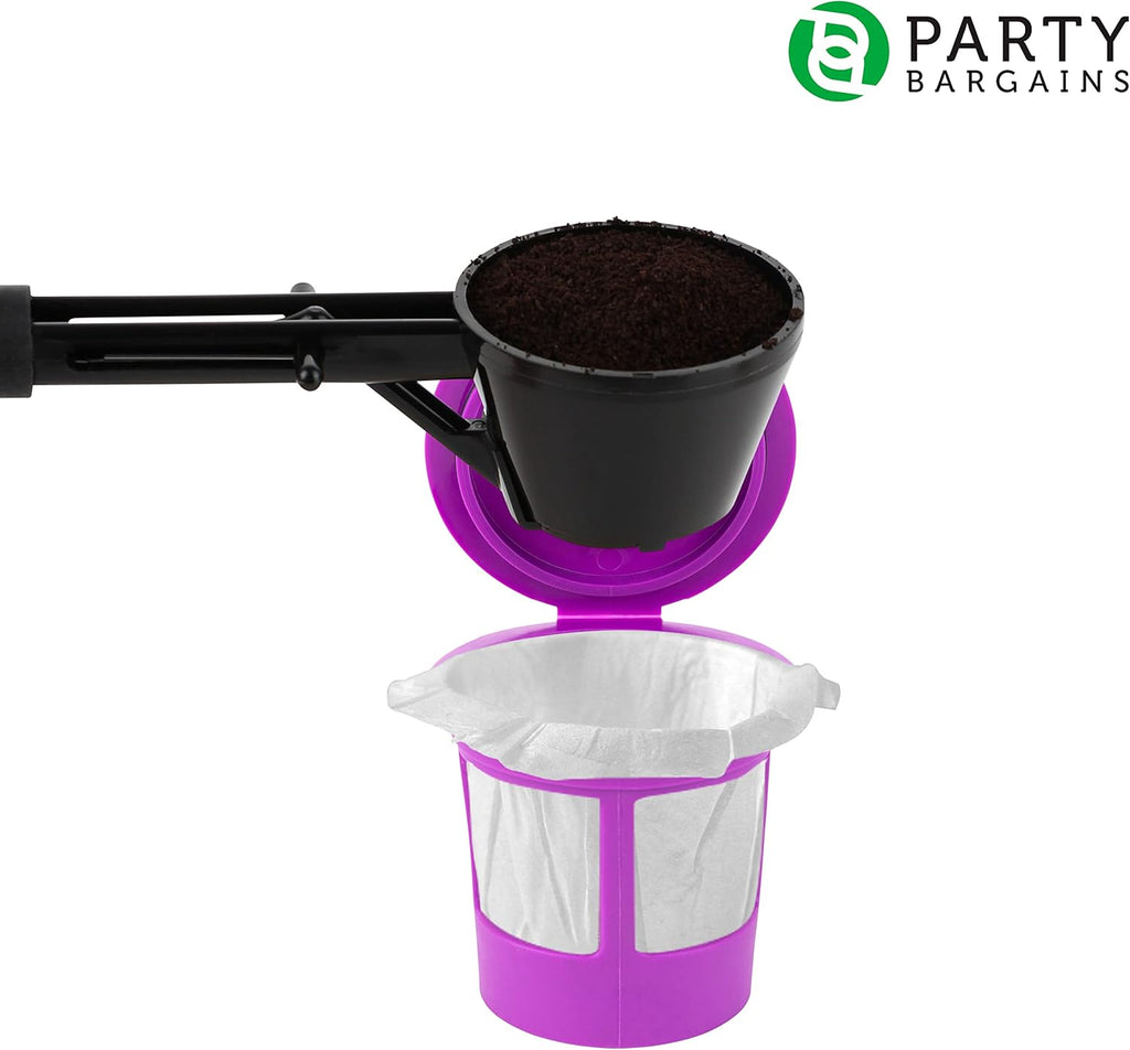 Coffee Scoop for Reusable K Cups - Single Serve Refillable Filter - Black V240360