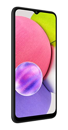 Galaxy A03s Cell Phone, Factory Unlocked Android Smartphone, 32GB, Black H750376