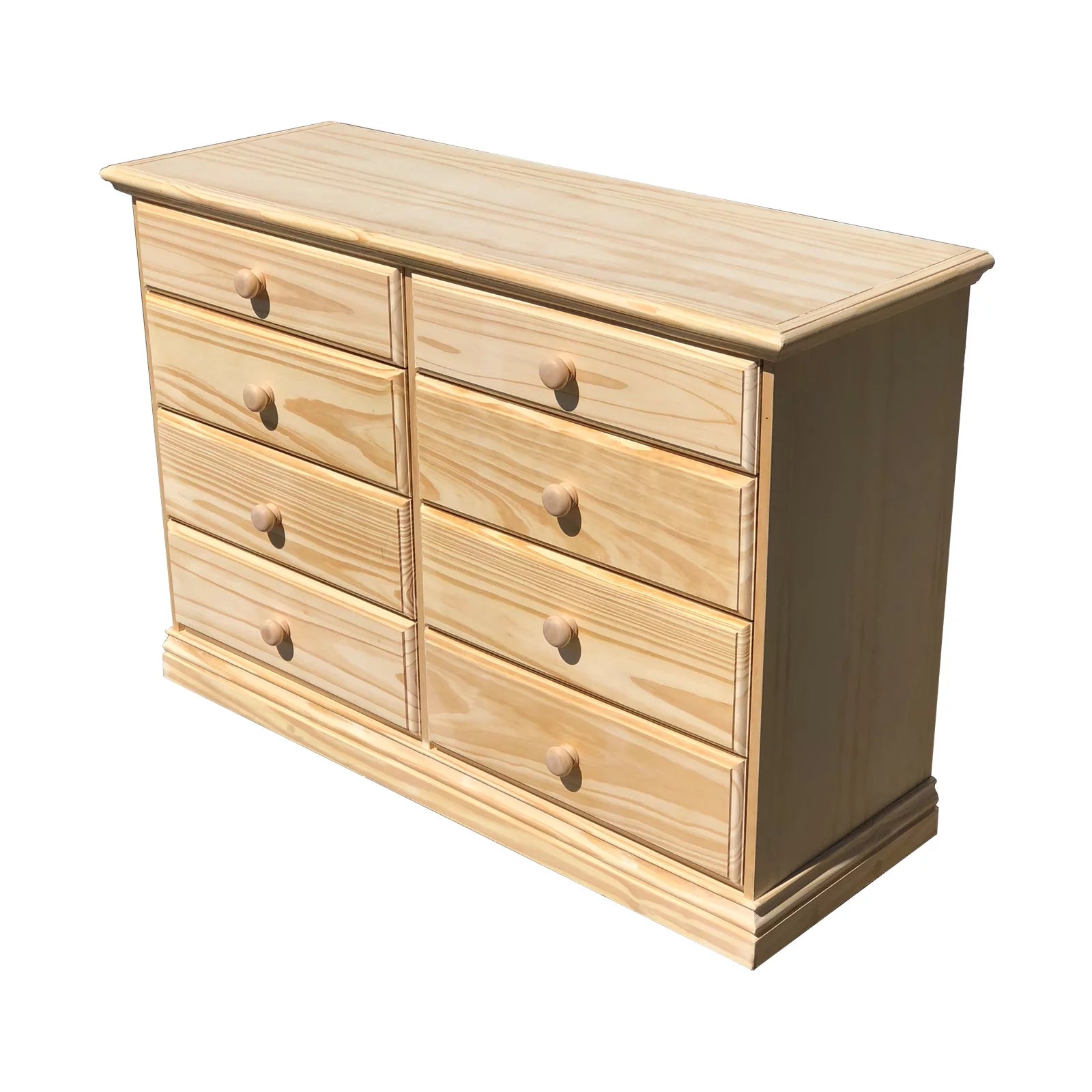 Unfinished Solid Pine Wood Chest of Drawers T438553