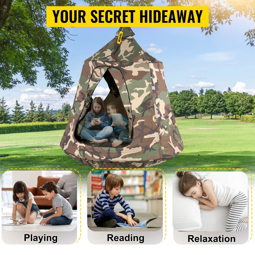 Hanging Tree Tent with LED Lights, Max 440 lbs T7262