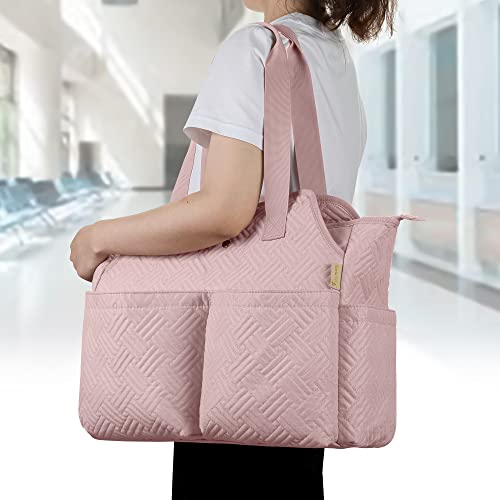 Nurse Bag with Laptop Compartment, Clinical Tote for Nursing Students or Doctors, Black G9403