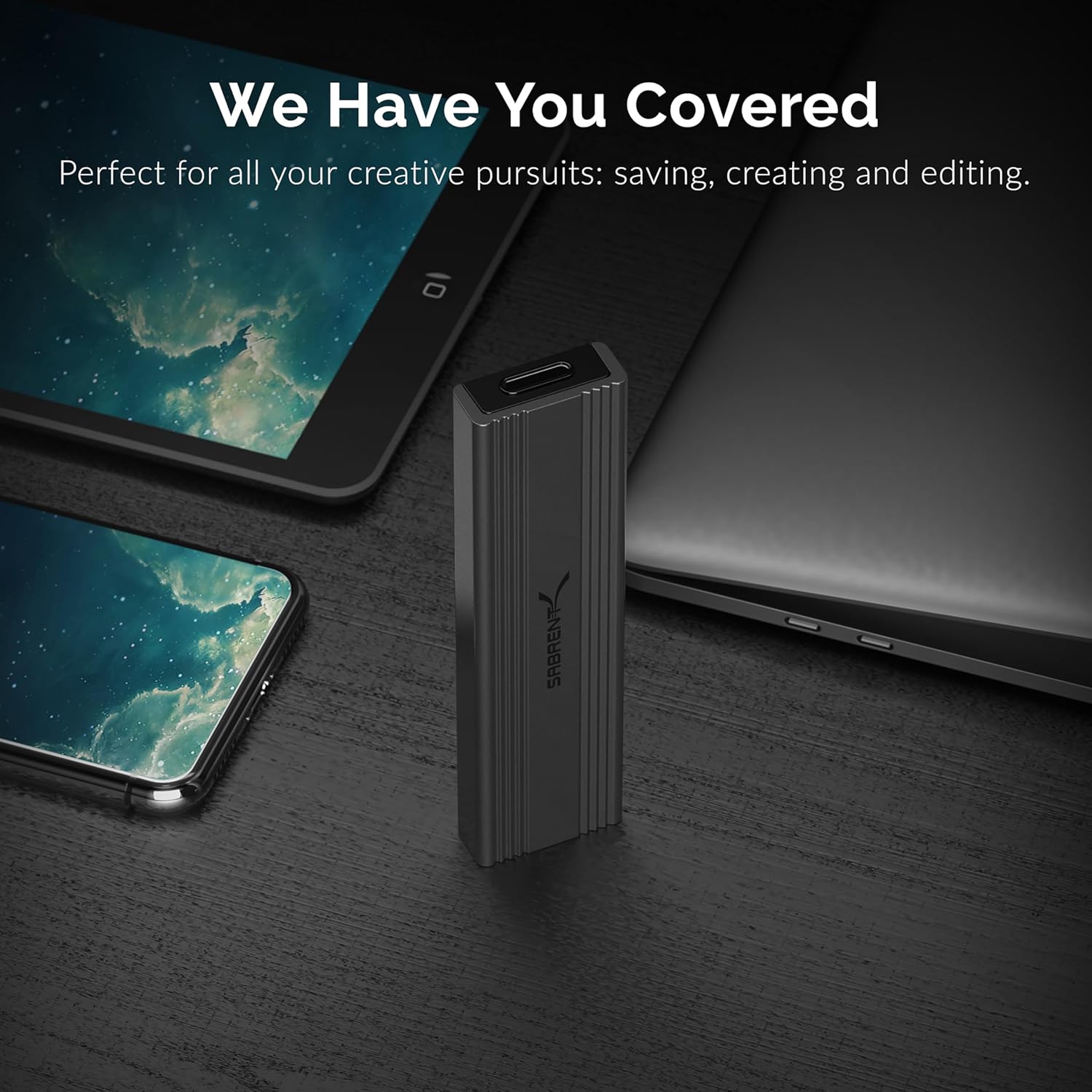 USB 3.2 10Gbps Type C Tool Free Enclosure for M.2 PCIe NVMe and SATA SSDs L812