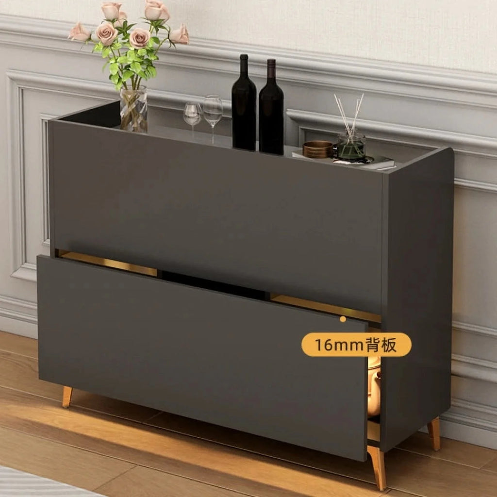 Wood Sideboard Storage Cabinet for Dining Room and Kitchen T23627