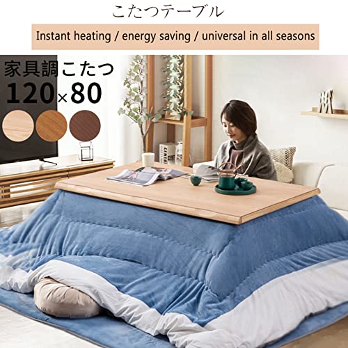 Kotatsu Table with Heater and Blanket for Living Room X4707