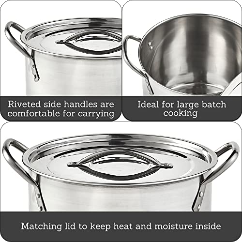 16qt Stainless Steel Stock Pot D555283