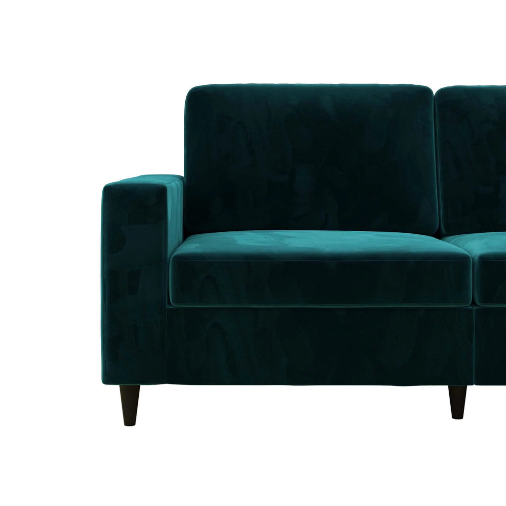 Green Velvet 3 Seater Sofa R889
