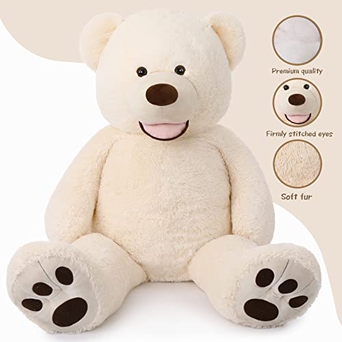 Giant Teddy Bear Plush 6 Feet, Stuffed Animal Gift F4357
