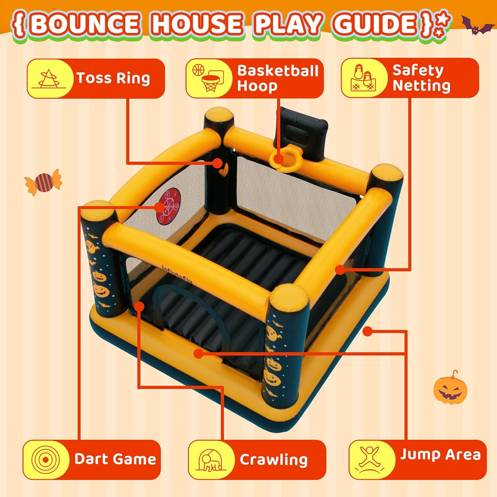 Inflatable Bouncy Castle for Toddlers with Ball Pit L38095