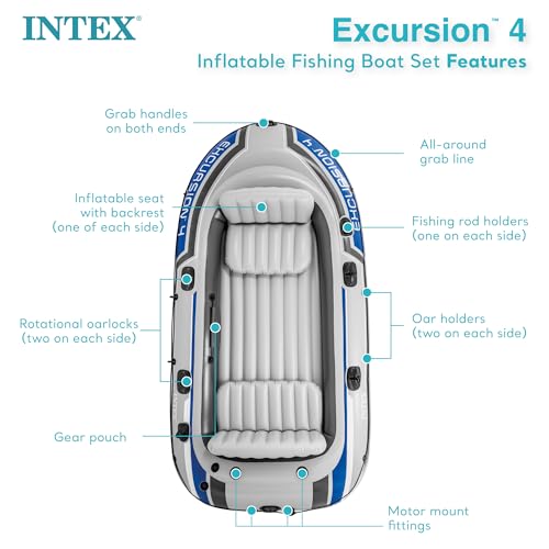 Inflatable Boat with Oars and Pump Y44491