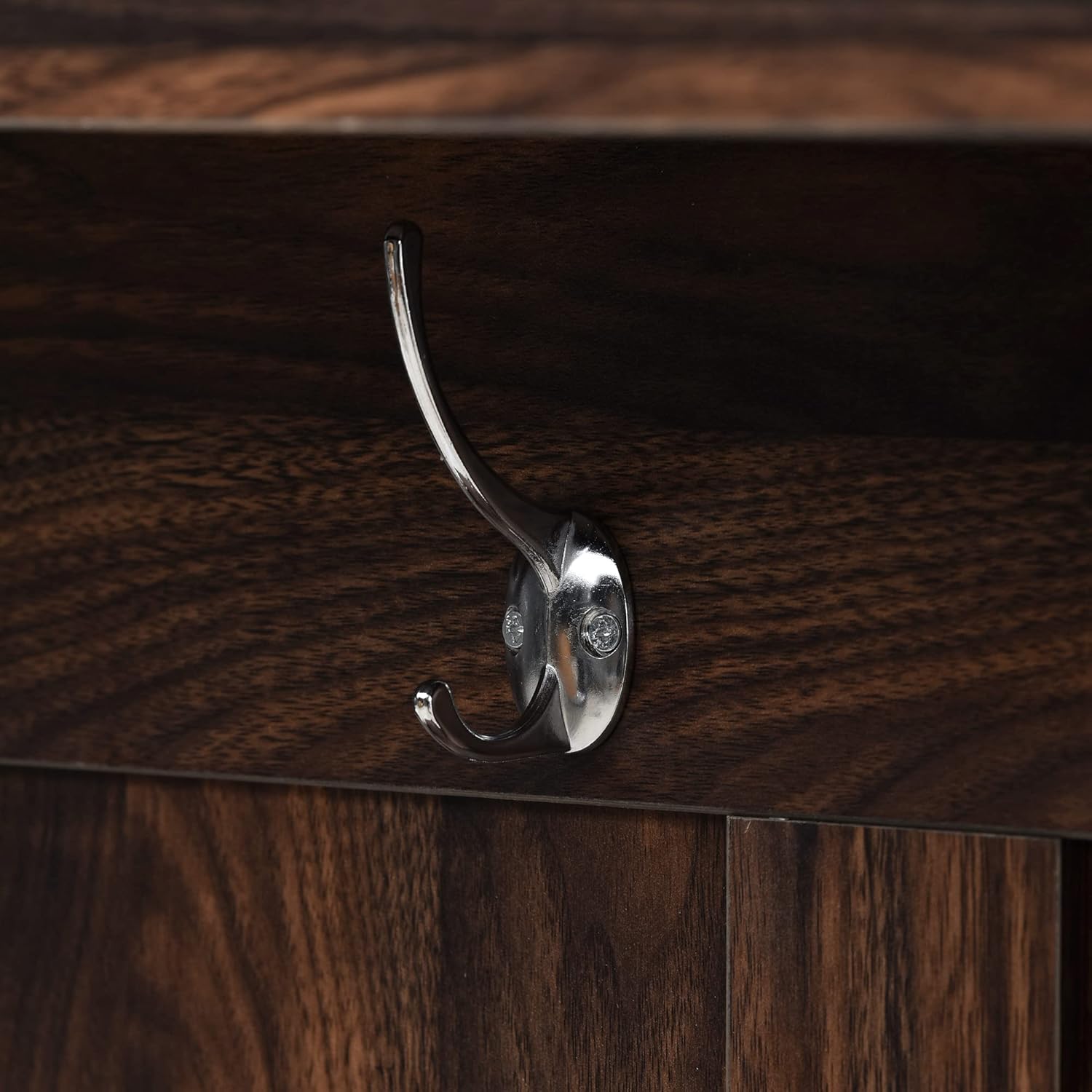 Hall Tree with 6 Hooks, Entryway Bench, Storage Bench D5166