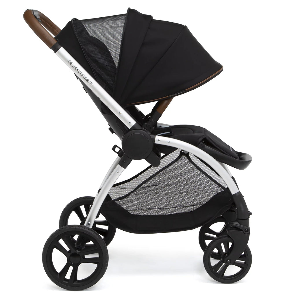 Reversible Stroller with Reclining Seat and Adjustable Footrest E492424