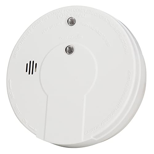 Smoke Detector with Hush Feature, Battery Operated, White R609019