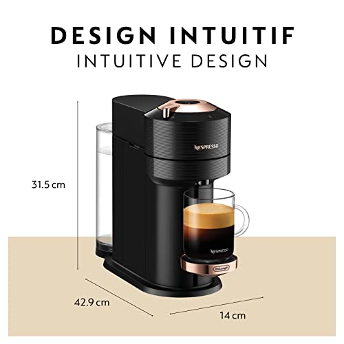 Coffee and Espresso Machine, Black with Rose Gold Y530413