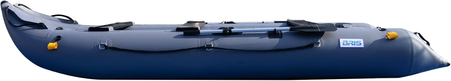 14.1ft Inflatable Boat Kayak Canoe for 3 Person Fishing N67642