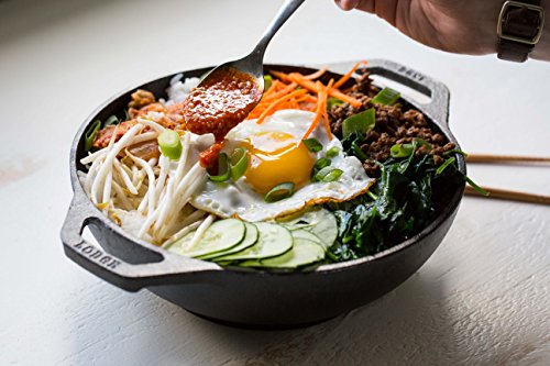 Cast Iron Mini Wok with Dual Handles, 6.25 Inch R239053
