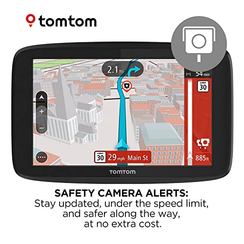 6" GPS Navigation Device with World Maps, Traffic and Speed Camera Alerts M910638