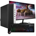 Restored HP ProDesk 600G4 Desktop Computer | Hexa Core Intel i5 (3.2GHz) | 16GB DDR4 RAM | 500GB SSD | Windows 11 Pro | New 24in LCD Monitor | RGB Keyboard & Mouse | Home or Office PC (Refurbished)
