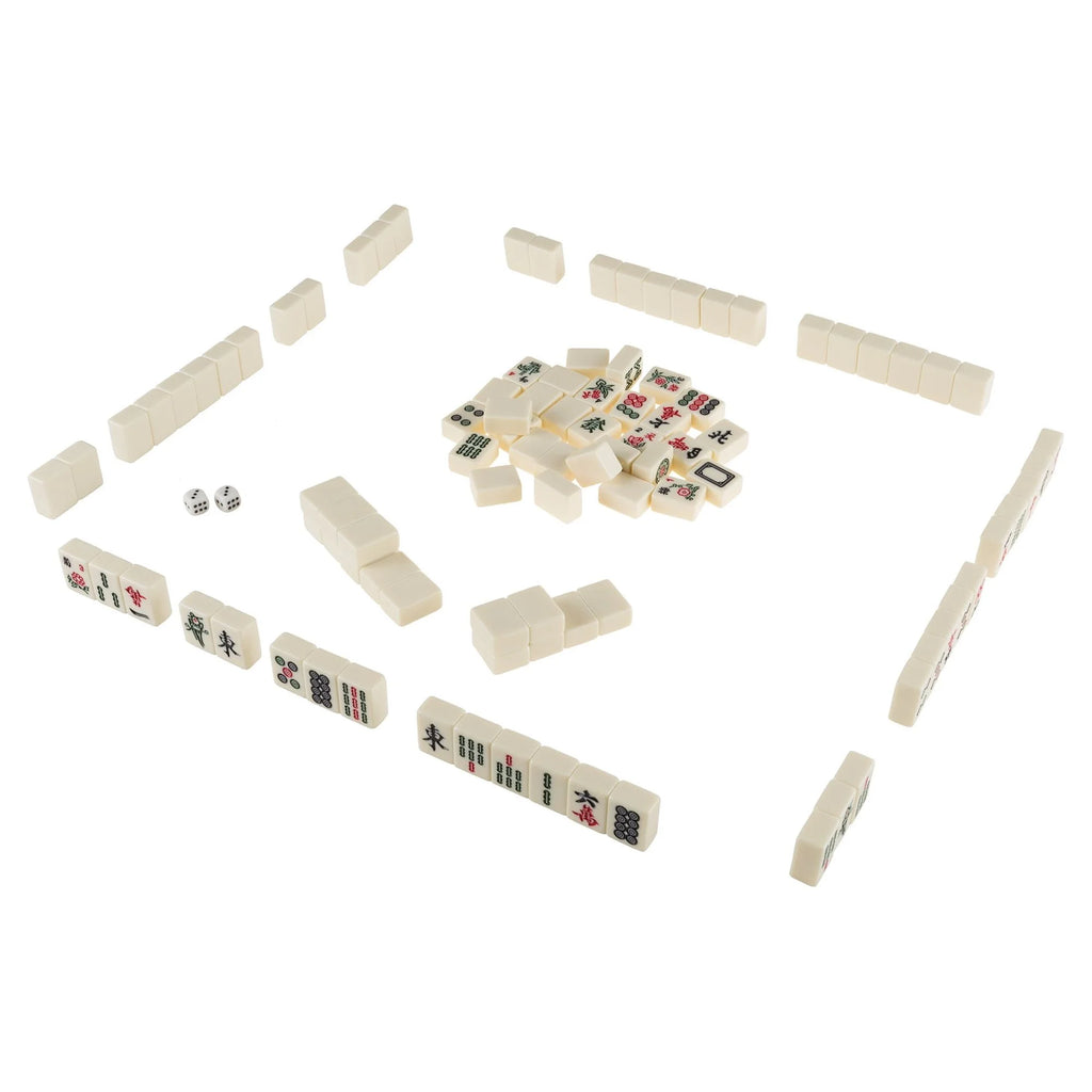Mahjong Game Set with 146 Tiles, Dice, and Storage Case N44249