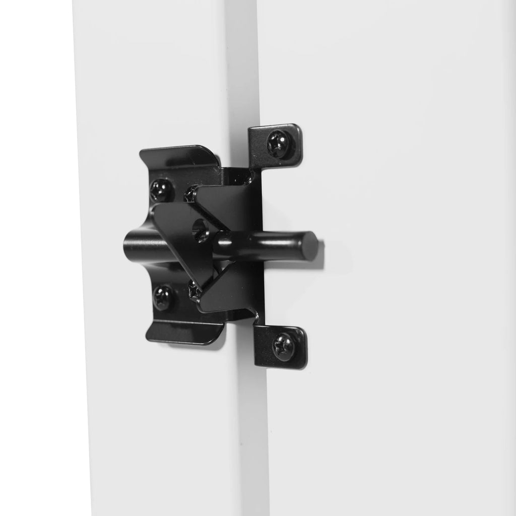 White Vinyl Picket Fence Gate T8679