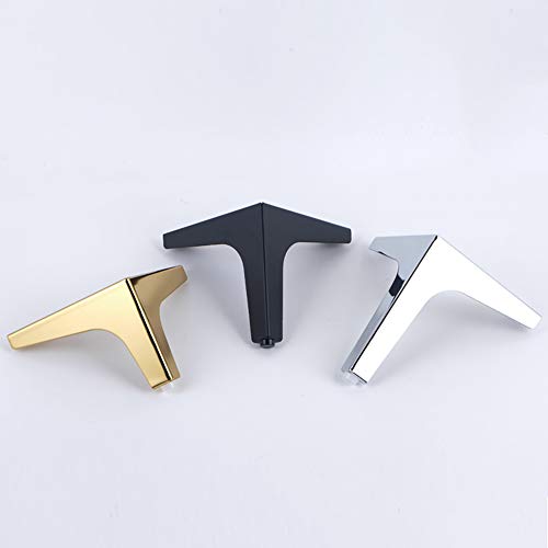 Iron Furniture Feet, Triangular Modern Sofa Legs, DIY Replacement Parts with Screws J15994