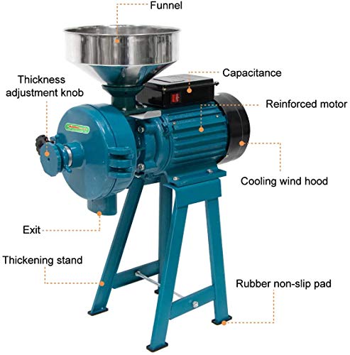 Electric Grain Grinder for Corn, Wheat, Rice and Coffee H521