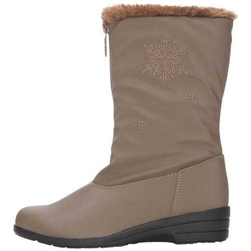 Women's Insulated Waterproof Snow Winter Boots with Zipper M736492