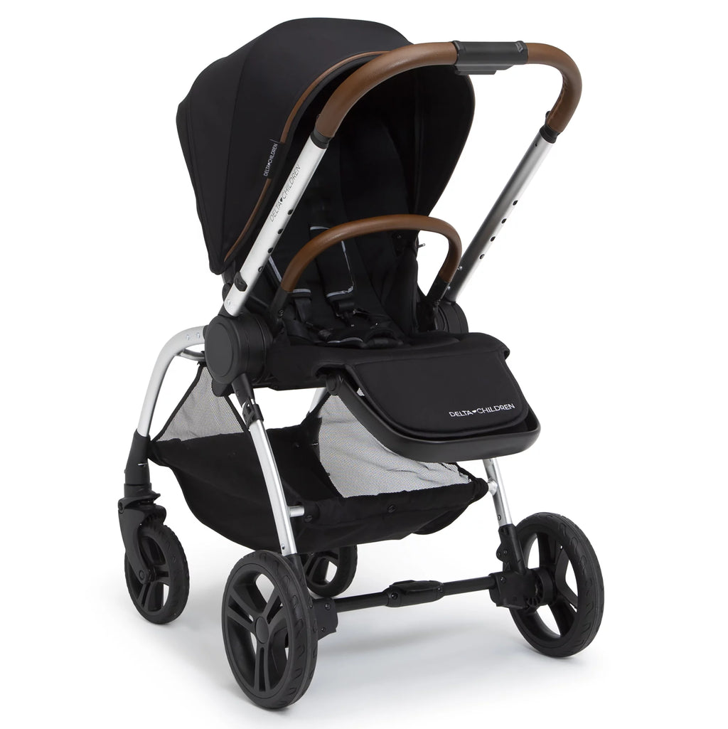 Reversible Stroller with Reclining Seat and Adjustable Footrest E492424