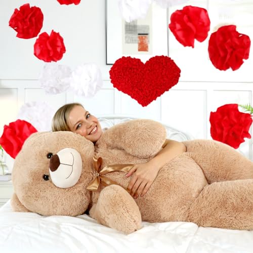 Giant Teddy Bear 3 Feet, Soft Plush Bear for Birthday, Christmas F4090