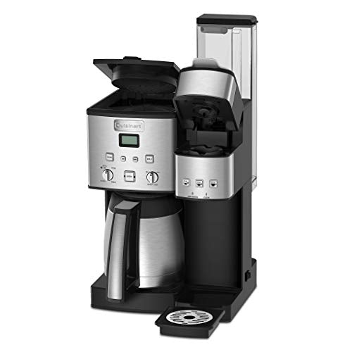 10-Cup Thermal Coffeemaker and Single-Serve Brewer, Stainless Steel K236621