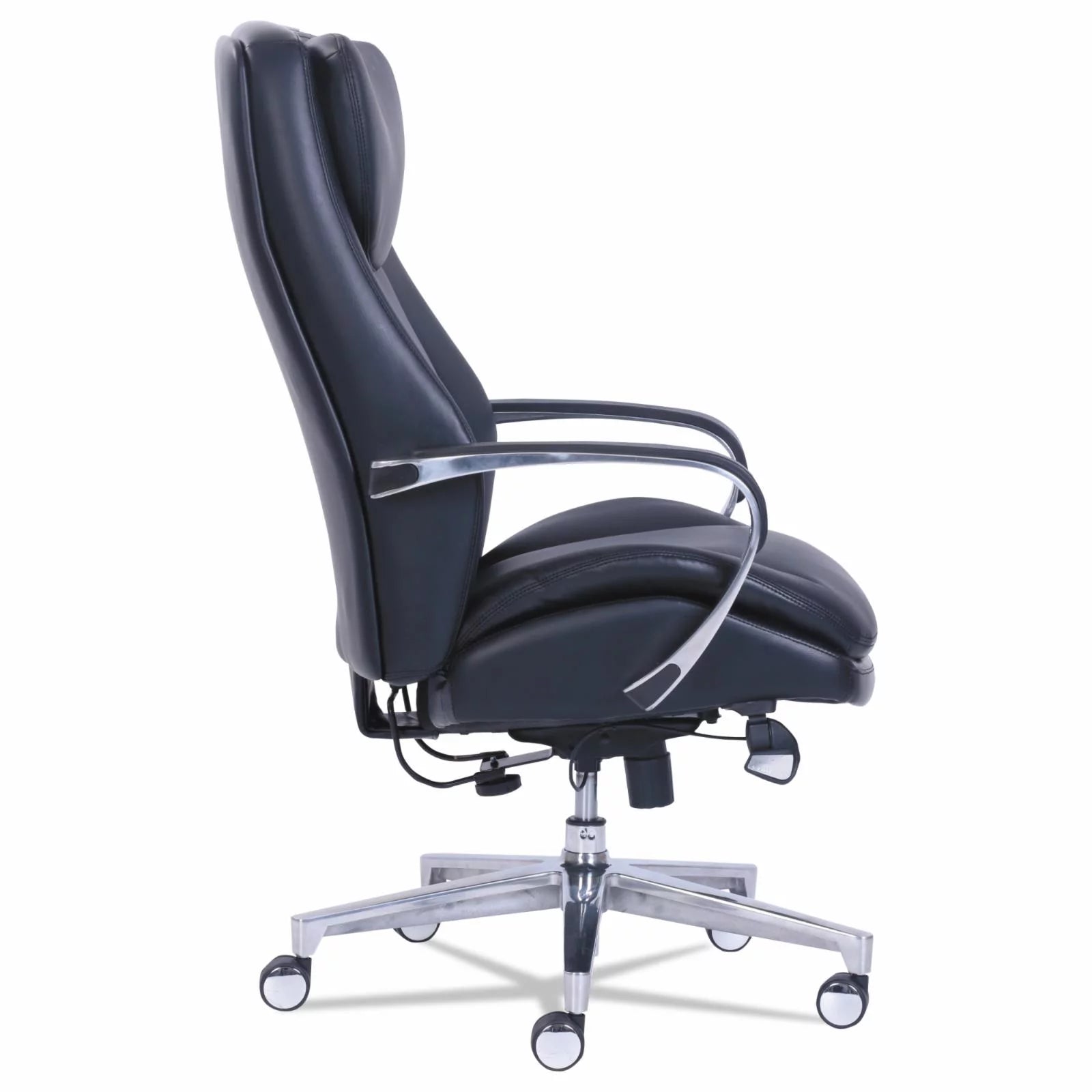 High-Back Executive Chair with Lumbar Support, Black I6337