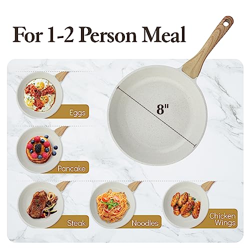 Nonstick Frying Pan Skillet with Granite Coating A6689