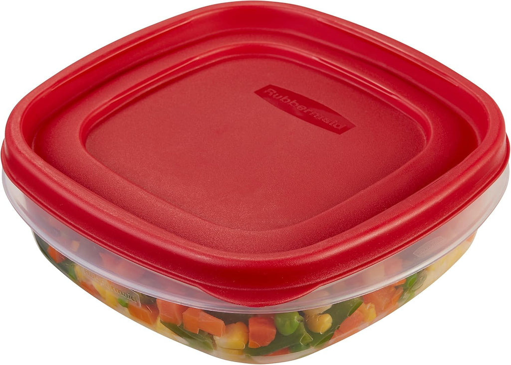Food Storage Container, 3 Cup, Red V453