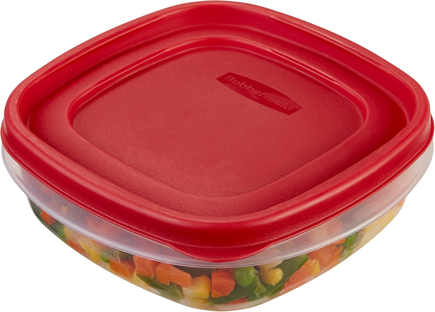 Food Storage Container, 3 Cup, Red V453